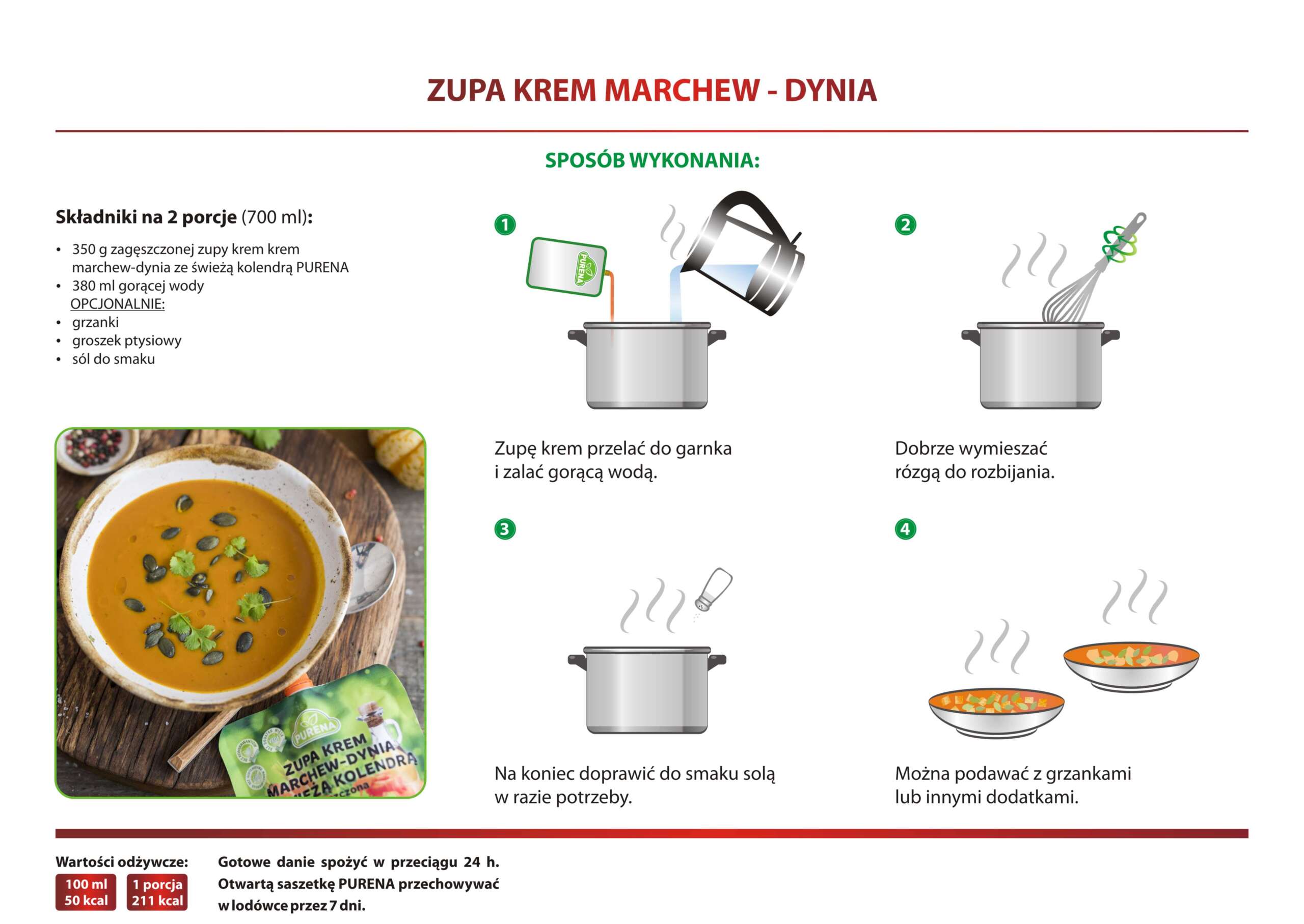 Zupa krem marchew-dynia