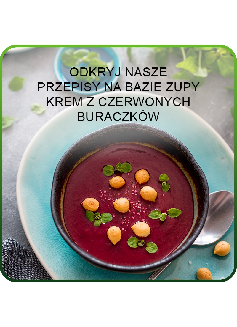 zupa krem z czerwonych buraczków